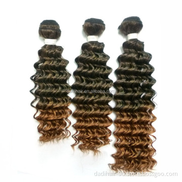 curly hair weaving high temperature soft synthetic hair extension similar to human hair extension